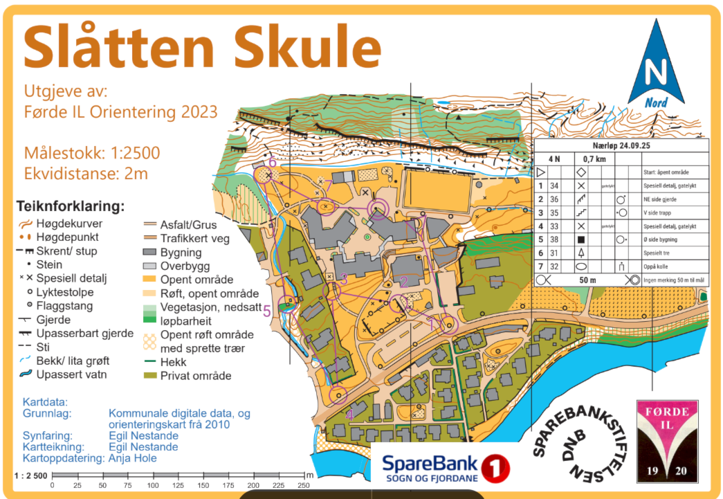 O-løp Slåtten skule 24.9.